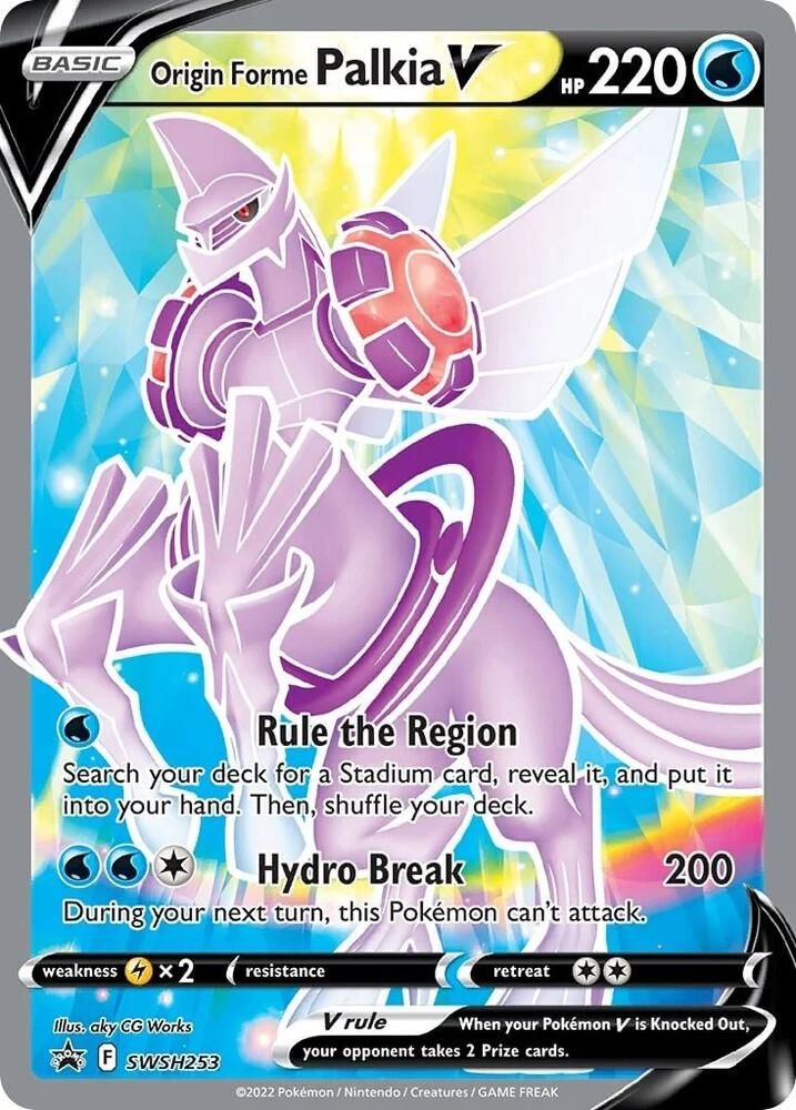 SJ Origin Forme Palkia V - SWSH: Sword &amp; Shield Promo Cards (SWSD) SWSH: Sword &amp; Shield Promo Cards