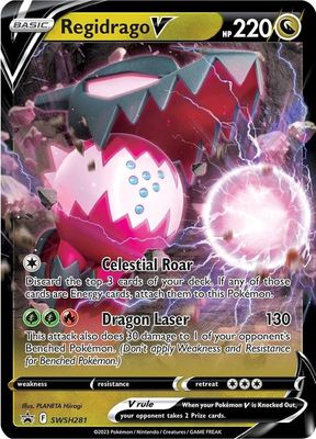 SJ Regidrago V - SWSH281 - SWSH: Sword &amp; Shield Promo Cards (SWSD) SWSH: Sword &amp; Shield Promo Cards