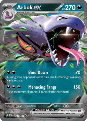 SJ Arbok ex - 024/165 - SV: Scarlet &amp; Violet 151 (MEW) SV: Scarlet &amp; Violet 151