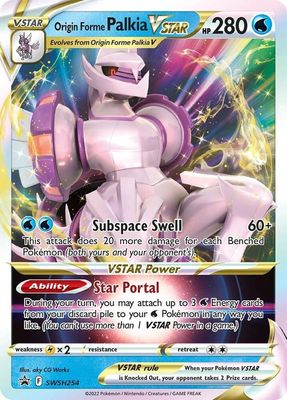 SJ Origin Forme Palkia VSTAR - SWSH: Sword &amp; Shield Promo Cards (SWSD) SWSH: Sword &amp; Shield Promo Cards