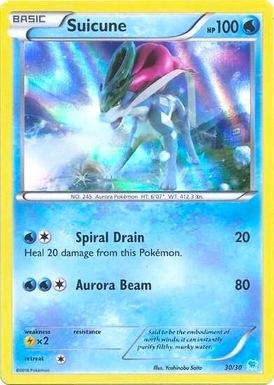 SJ Suicune (30 - Holo) - XY Trainer Kit: Pikachu Libre &amp; Suicune (PR) XY Trainer Kit: Pikachu Libre &amp; Suicune