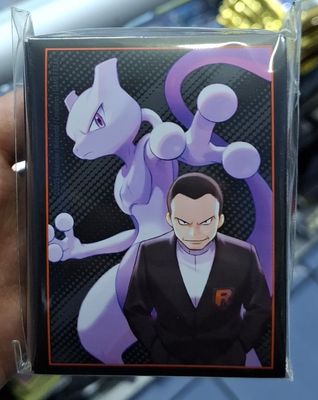 SJ Team Rocket Sleeves Giovanni Mewtwo Nuevos