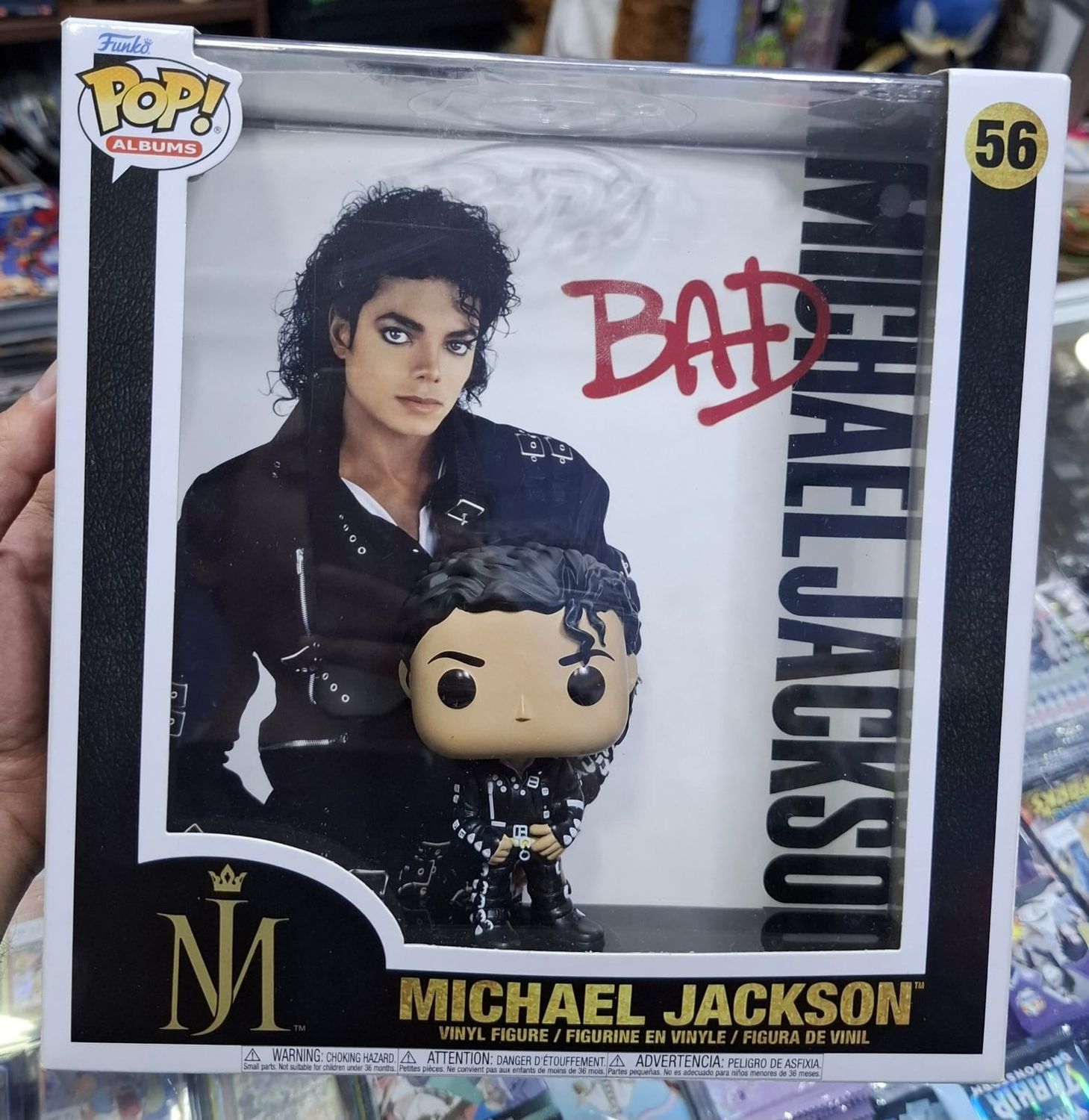 SJ Michael Jackson Figura Funko Pop Albums
