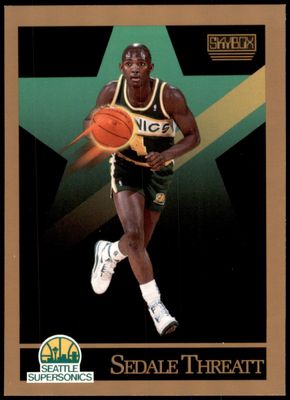 Sedale Threatt 273 Skybox 1990 NBA Card