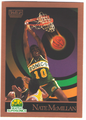 Nate McMillan 271 Skybox 1990 NBA Card