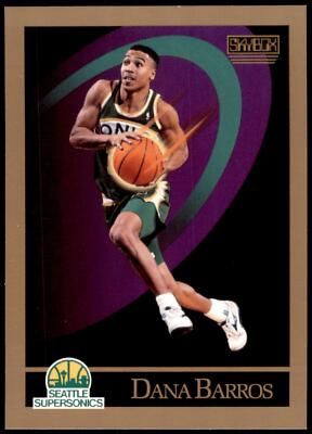 Dana Barros 263 Skybox 1990 NBA Card