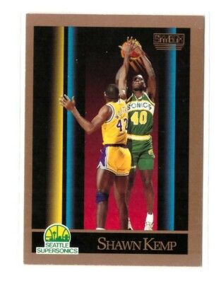 Shawn Kemp 268 Skybox 1990 NBA Card