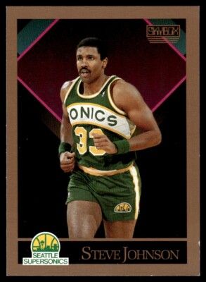 Steve Johnson 267 Skybox 1990 NBA Card