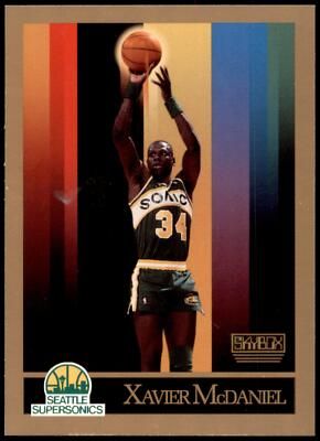 Xavier McDaniel 269 Skybox 1990 NBA Card