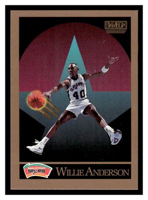 Willie Anderson 252 Skybox 1990 NBA Card