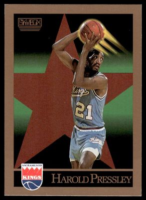 Harold Pressley 249 Skybox 1990 NBA Card
