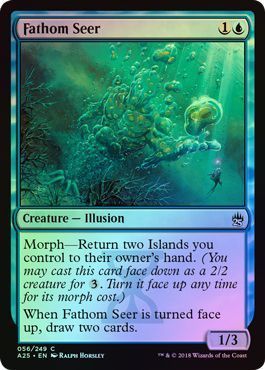 Fathom Seer 056/249 - Foil Masters 25 Foil Singles