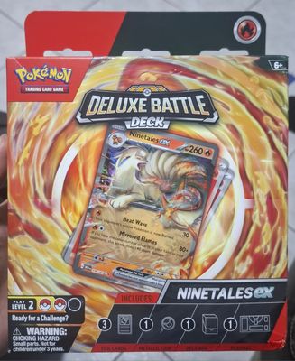 SJ Pokemon TCG Deluxe Battle Deck Ninetales ex
