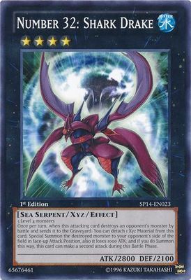 SJ Number 32: Shark Drake - SP14-EN023 - Common 1st Edition Star Pack 2014 1st Edition Singles