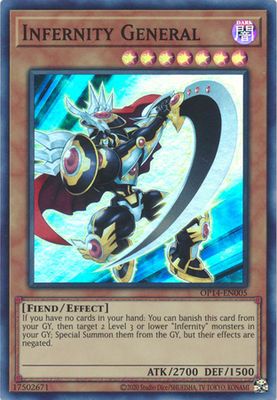 SJ Infernity General - OP14-EN005 - Super Rare OTS Tournament Pack 14 (OP14)
