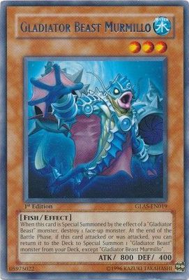 SJ Gladiator Beast Murmillo - GLAS-EN019 - Rare 1st Edition Gladiator&#39;s Assault [GLAS] 1st Edition Singles
