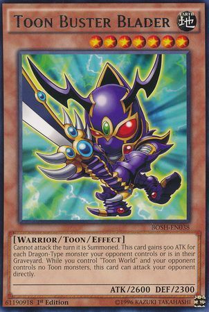 SJ Toon Buster Blader - BOSH-EN038 - Rare 1st Edition Breakers of Shadow 1st Edition Singles (Espanol)