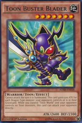 SJ Toon Buster Blader - BOSH-EN038 - Rare 1st Edition Breakers of Shadow 1st Edition Singles (Espanol)