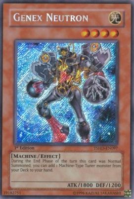 SJ Genex Neutron - TSHD-EN097 - Secret Rare 1st Edition The Shining Darkness [TSHD] 1st Edition Singles