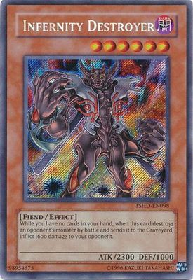 SJ Infernity Destroyer - TSHD-EN098 - Secret Rare Unlimited The Shining Darkness [TSHD] Unlimited Singles