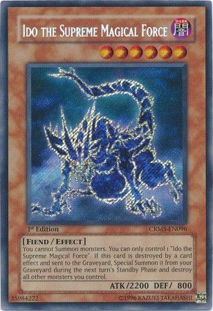 SJ Ido the Supreme Magical Force - CRMS-EN096 - Secret Rare 1st Edition Crimson Crisis CRMS 1st Edition Singles