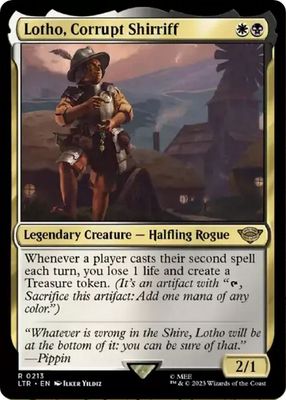 SJ Lotho, Corrupt Shirriff - Universes Beyond: The Lord of the Rings: Tales of Middle-earth (LTR) Universes Beyond: The Lord of the Rings: Tales of Middle-earth