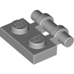 PIEZA LEGO GRIS PLATE 1X2 W. STICK SPACE SHUTTLE
