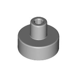 PIEZA LEGO GRIS PLATE 1X1, W/ 3.2 SHAFT AND 1.5 HOLE SPACE SHUTTLE