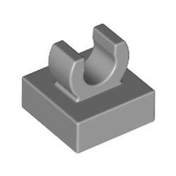 PIEZA LEGO GRIS PLATE 1X1 W. UP RIGHT HOLDER SPACE SHUTTLE