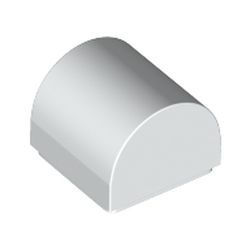 PIEZA LEGO BLANCA PLATE 1X1X2/3, OUTSIDE BOW SPACE SHUTTLE