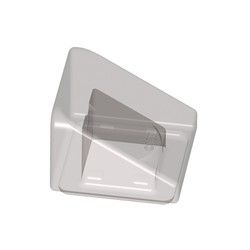 PIEZA LEGO TRANSPARENTE ROOF TILE 1X1X2/3 SPACE SHUTTLE