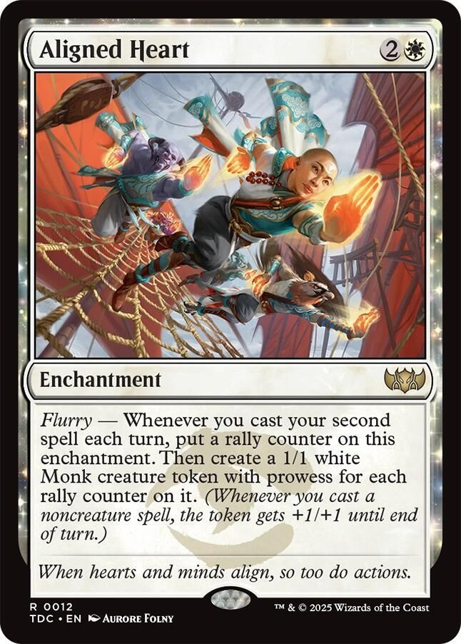 SJ Aligned Heart - Commander: Tarkir: Dragonstorm (TDC) Commander: Tarkir: Dragonstorm