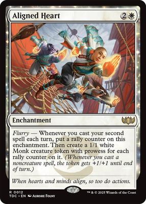 SJ Aligned Heart - Commander: Tarkir: Dragonstorm (TDC) Commander: Tarkir: Dragonstorm