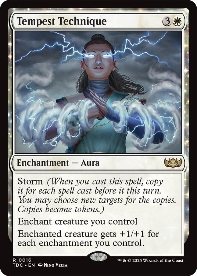 SJ Tempest Technique - Commander: Tarkir: Dragonstorm (TDC) Commander: Tarkir: Dragonstorm