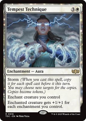 SJ Tempest Technique - Commander: Tarkir: Dragonstorm (TDC) Commander: Tarkir: Dragonstorm