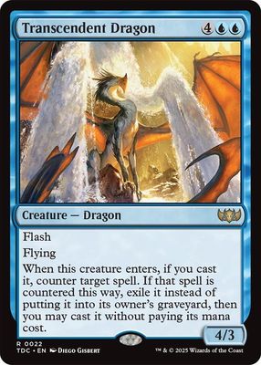 SJ Transcendent Dragon - Commander: Tarkir: Dragonstorm (TDC) Commander: Tarkir: Dragonstorm