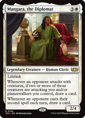 SJ Mangara, the Diplomat - Commander: Tarkir: Dragonstorm (TDC) Commander: Tarkir: Dragonstorm