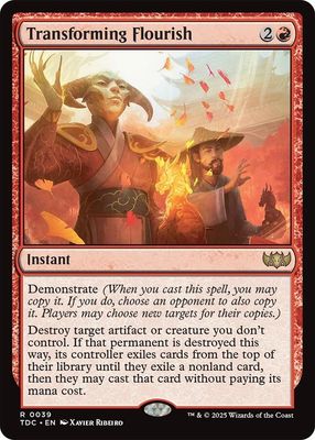 SJ Transforming Flourish - Commander: Tarkir: Dragonstorm (TDC) Commander: Tarkir: Dragonstorm