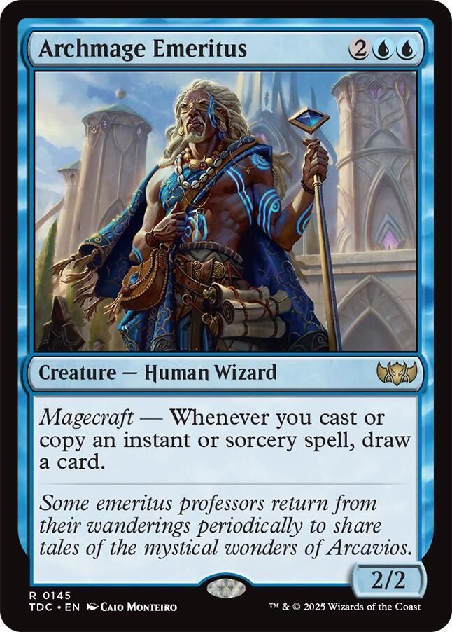 SJ Archmage Emeritus - Commander: Tarkir: Dragonstorm (TDC) Commander: Tarkir: Dragonstorm