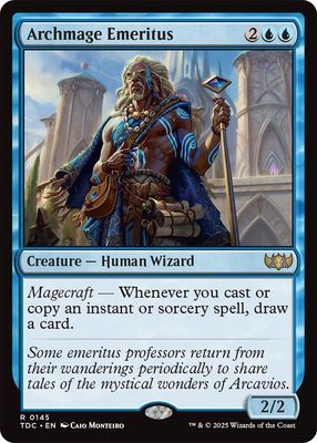 SJ Archmage Emeritus - Commander: Tarkir: Dragonstorm (TDC) Commander: Tarkir: Dragonstorm