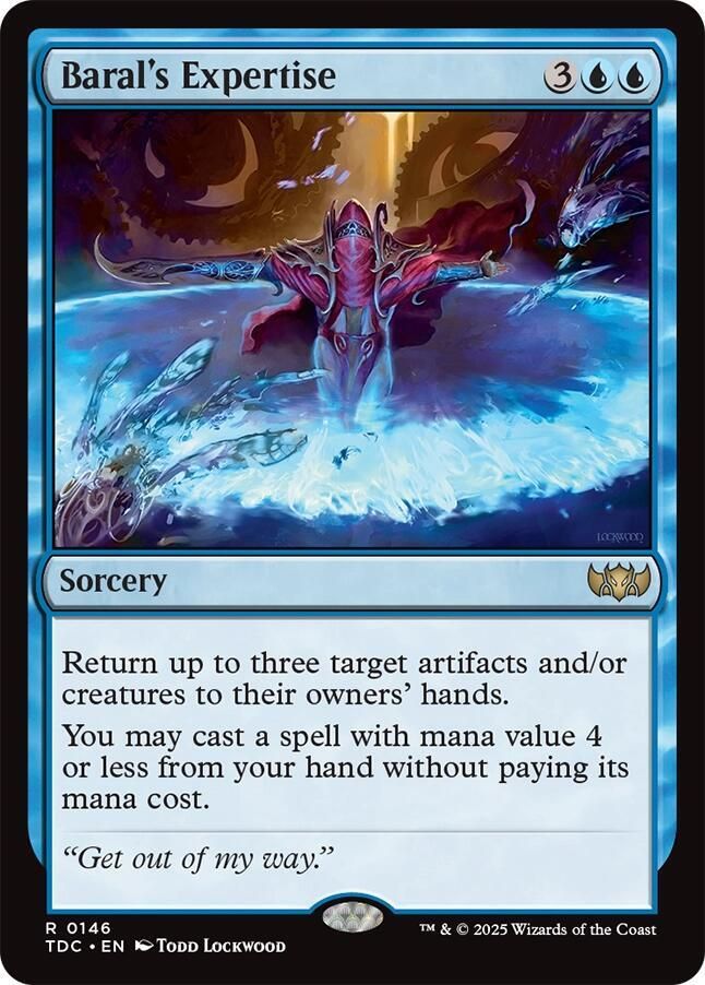 SJ Baral&#39;s Expertise - Commander: Tarkir: Dragonstorm (TDC) Commander: Tarkir: Dragonstorm