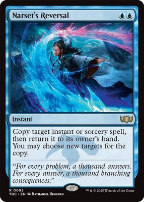 SJ Narset&#39;s Reversal - Commander: Tarkir: Dragonstorm (TDC) Commander: Tarkir: Dragonstorm