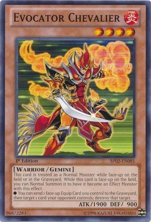 Evocator Chevalier - BP02-EN085 - Common 1st Edition Battle Pack 2: War of the Giants 1st Edition Singles