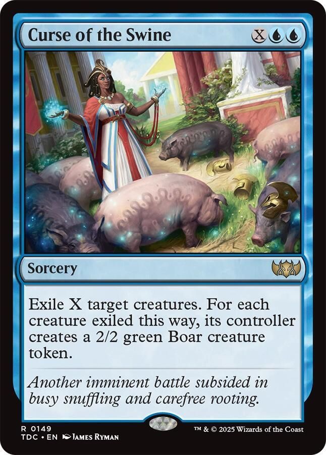 SJ Curse of the Swine - Commander: Tarkir: Dragonstorm (TDC) Commander: Tarkir: Dragonstorm