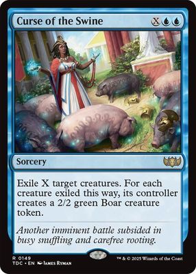 SJ Curse of the Swine - Commander: Tarkir: Dragonstorm (TDC) Commander: Tarkir: Dragonstorm