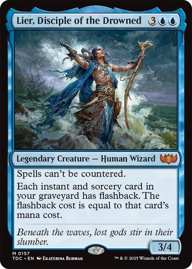 SJ Lier, Disciple of the Drowned - Commander: Tarkir: Dragonstorm (TDC) Commander: Tarkir: Dragonstorm