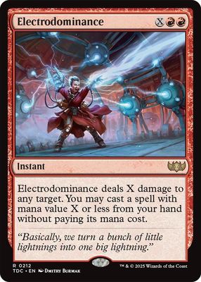 SJ Electrodominance - Commander: Tarkir: Dragonstorm (TDC) Commander: Tarkir: Dragonstorm