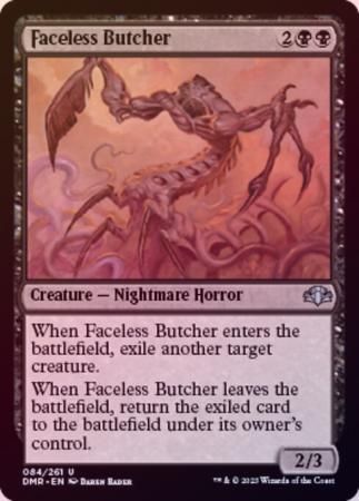 Faceless Butcher 084/261 - Foil Dominaria Remastered Foil Singles