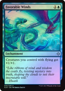 Favorable Winds 056/279 - Foil Ixalan Foil Singles