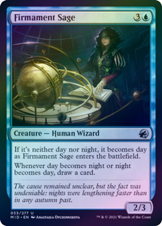 Firmament Sage 053/277 - Foil Innistrad: Midnight Hunt Foil Singles